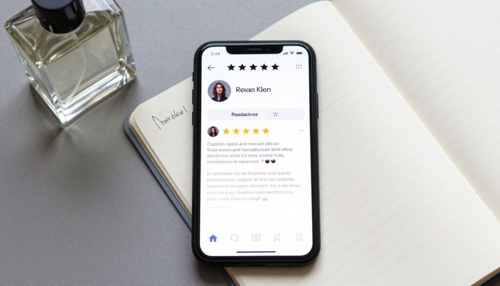 Customer reviews and ratings concept