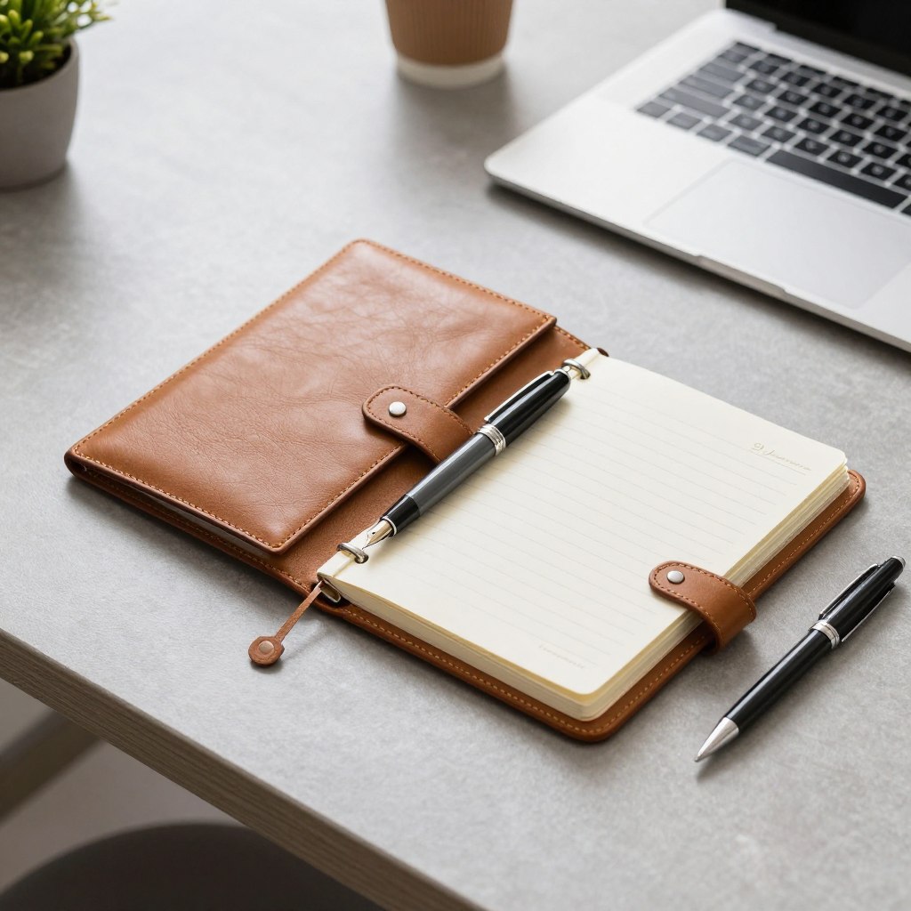 Elegancki organizer i akcesoria biznesowe