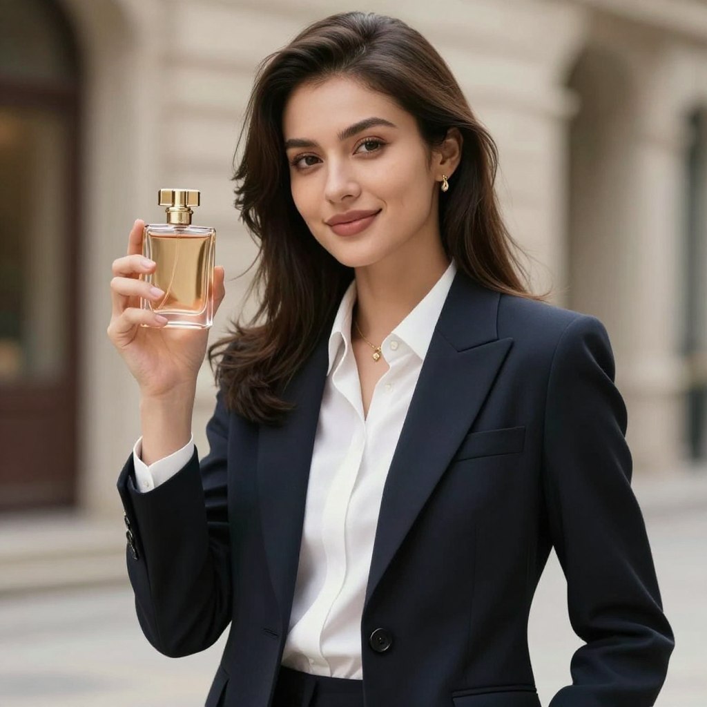 Elegant professional wearing Chanel Sycomore lifestyle portrait