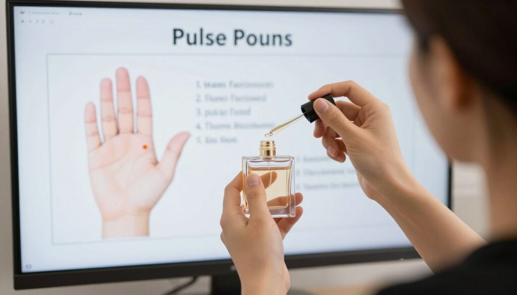 Fragrance application guide