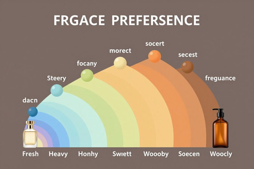 Fragrance preferences spectrum