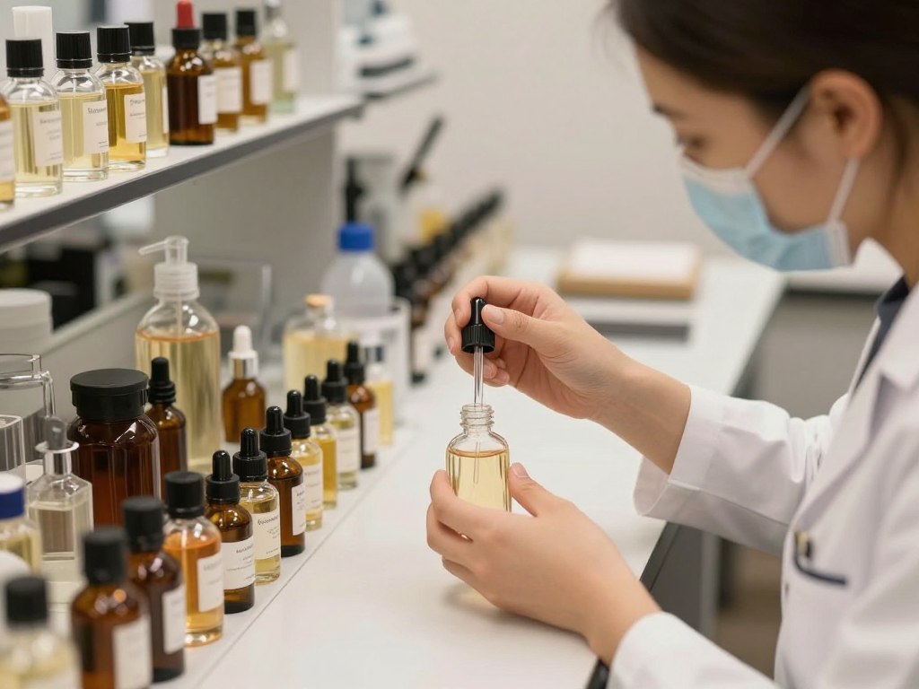 Francois Demachy perfumiarz Dior pracujący nad kompozycją zapachową