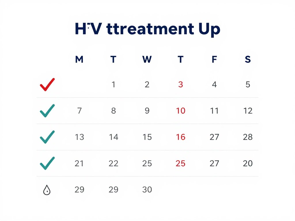 Kalendarz kontroli po leczeniu HPV