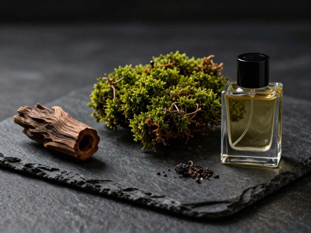 Mech dębowy i drewno jako składnik perfum