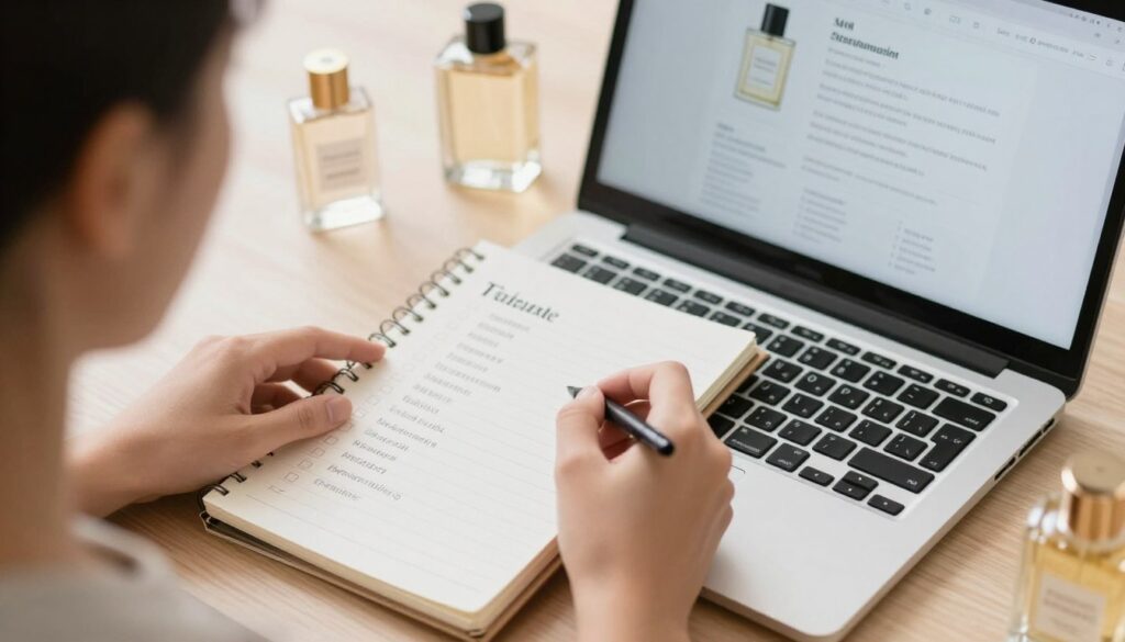 Online shopping tips concept