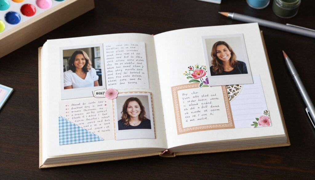 Papierowy album scrapbooking