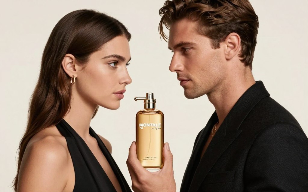 Para nosząca te same perfumy unisex