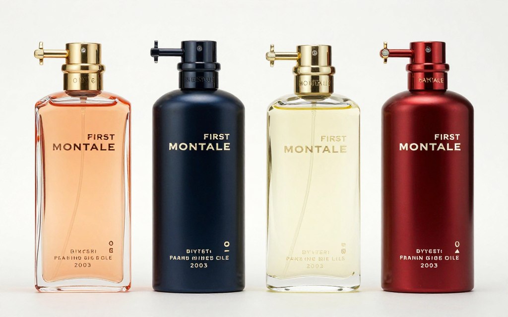 Pierwsze butelki perfum Montale z roku 2003