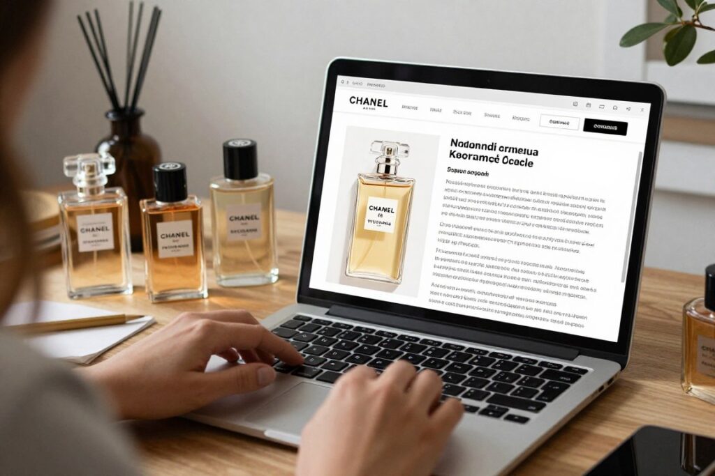 Polish perfume community and blog scene representation