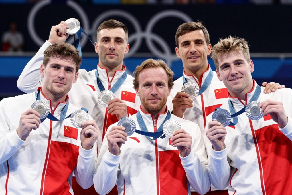 Polscy srebrni medaliści olimpiada Paryż