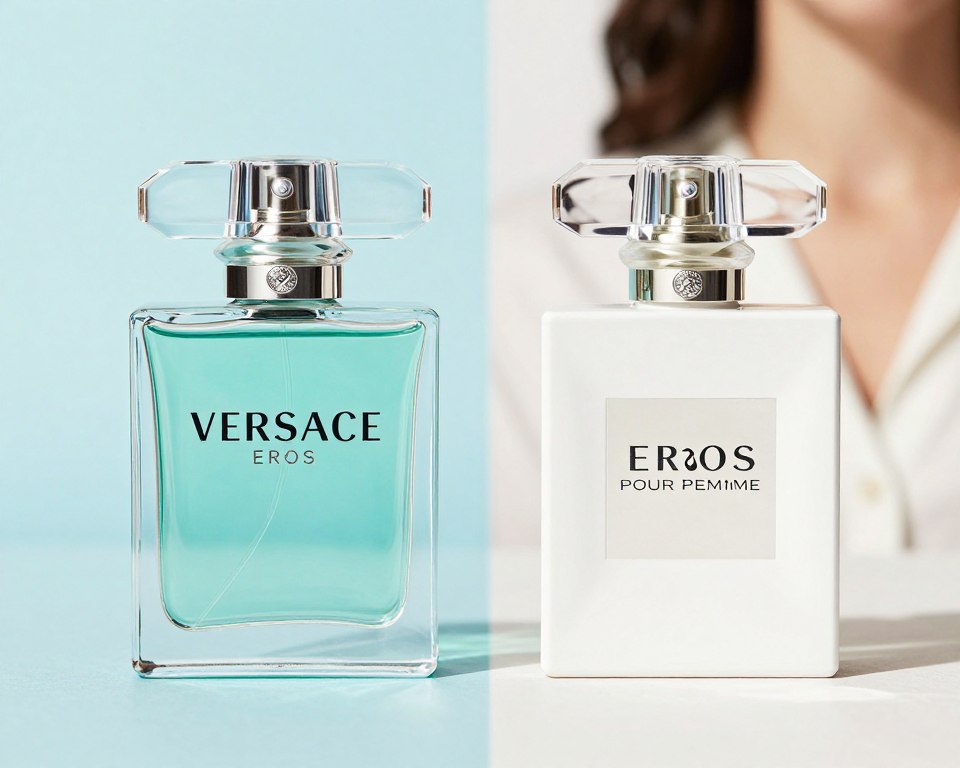 Porównanie Versace Eros męski i damski