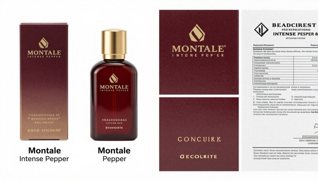 Porównanie oryginalnego i podrobionego Montale