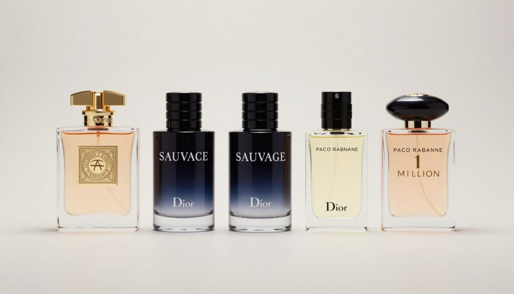 Porównanie popularnych perfum męskich