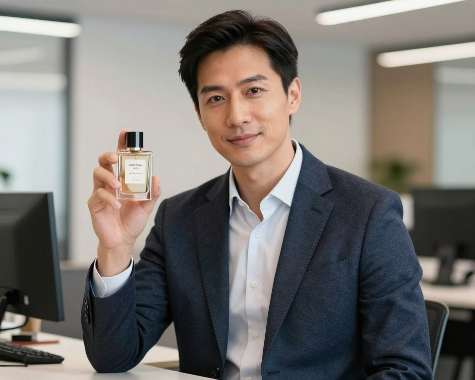 Professional wearing fragrance