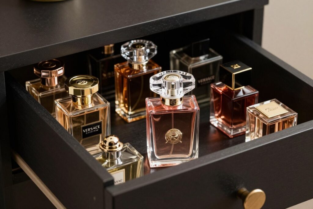 Przechowywanie perfum Versace Eros