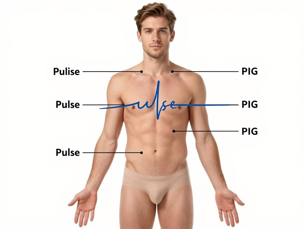 Pulse points diagram