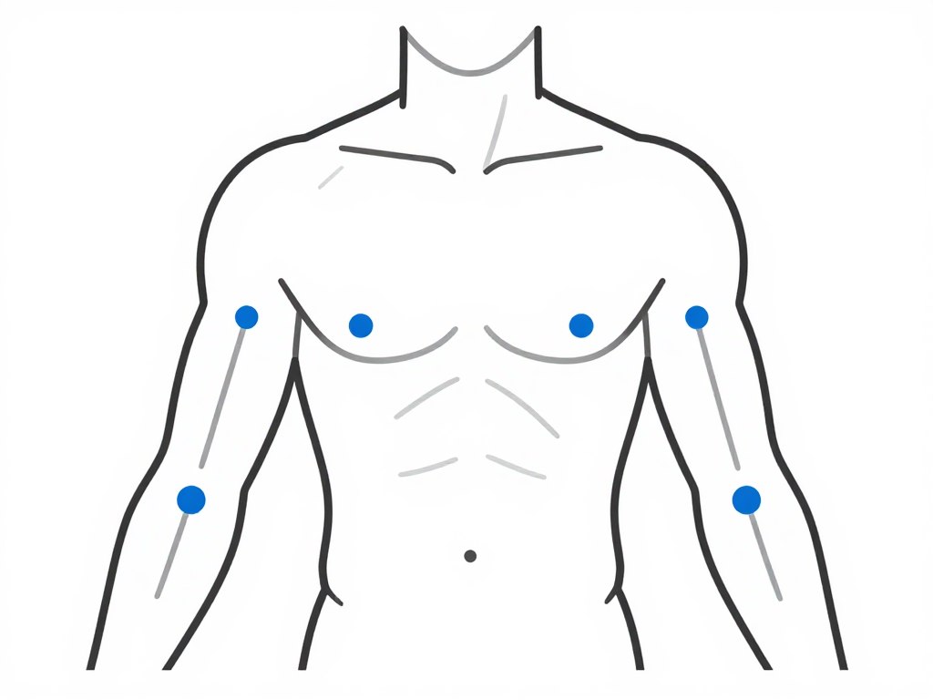Pulse points for perfume application