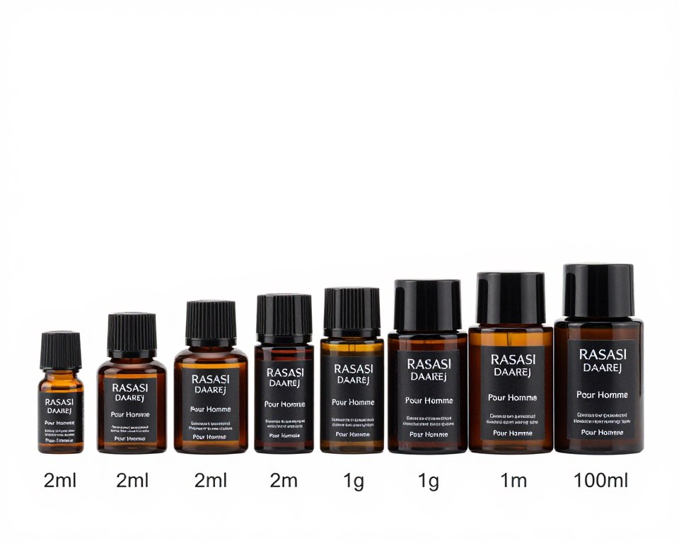 Rasasi Daarej Pour Homme different bottle sizes comparison Rasasi Daarej Pour Homme different bottle sizes comparison
