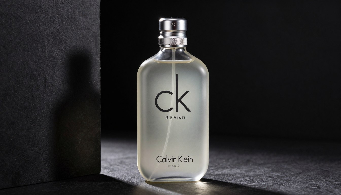 Reveal Calvin Klein Man bottle on dark background