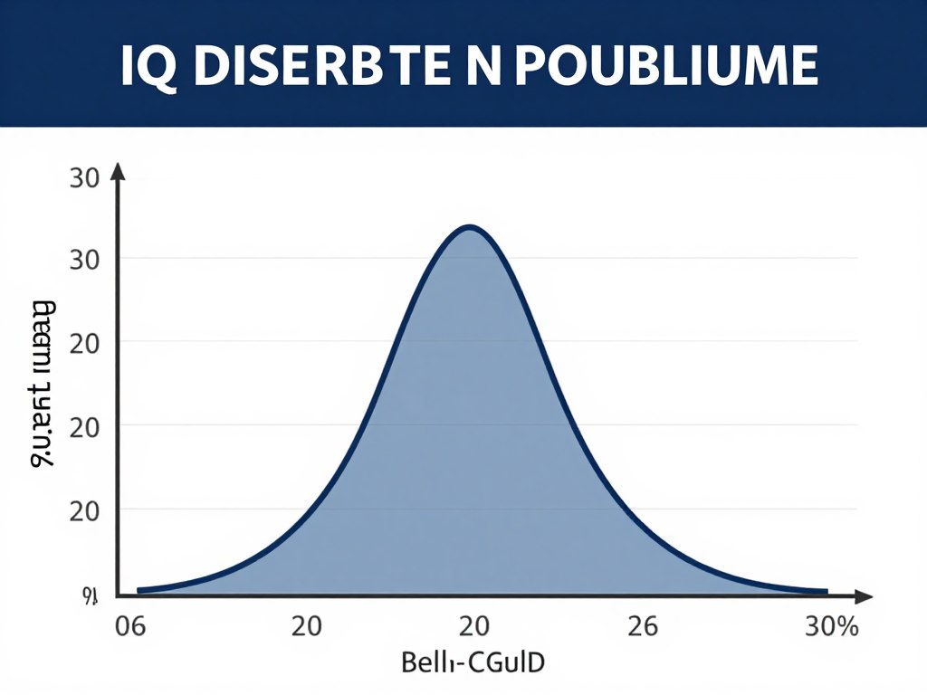 Rozkład wyników IQ w populacji
