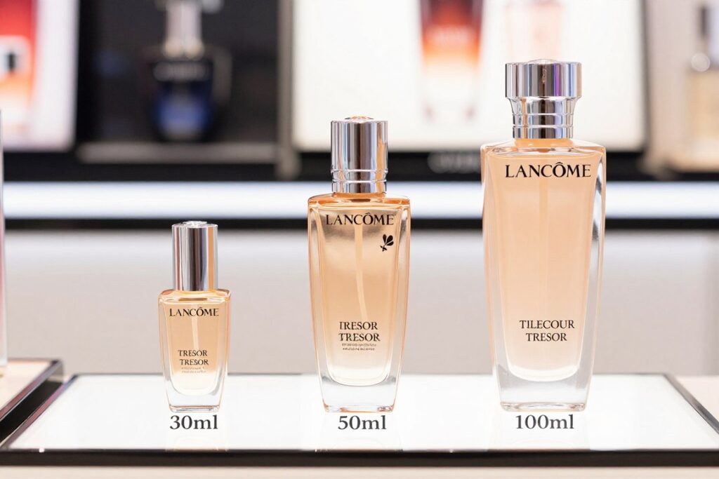 Różne pojemności Lancome Tresor