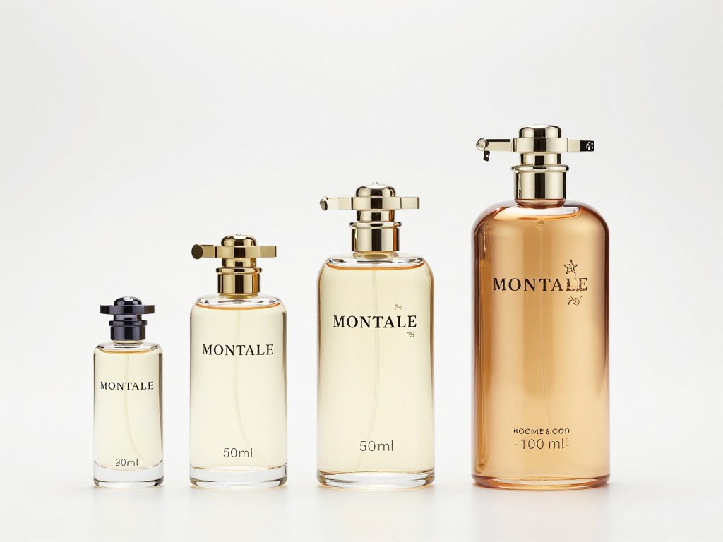 Różne rozmiary butelek Montale perfum
