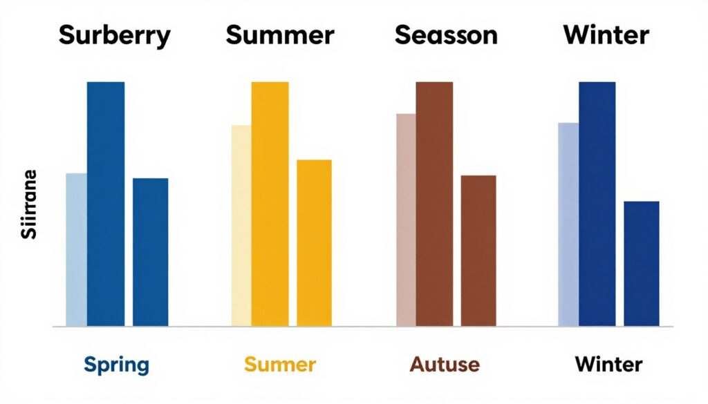Seasonal performance comparison of Burberry Brit for Him