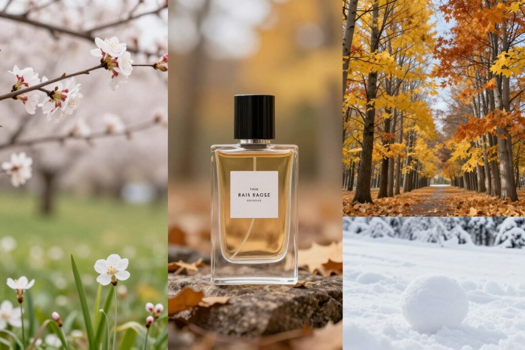 Sezonowe użycie perfum męskich