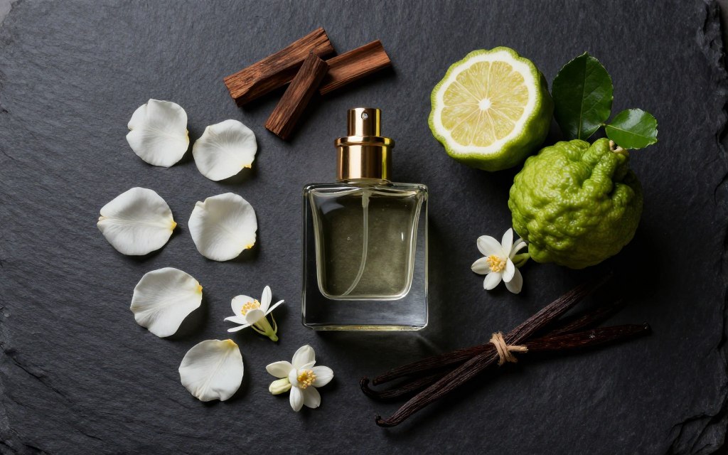 Składniki perfumeryjne komponujące się z neroli - róża, jaśmin, bergamotka