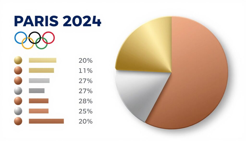 Statystyki medali olimpijskich Polska Paryż 2024
