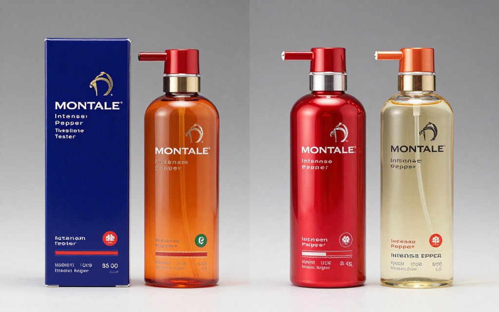 Tester i wersja detaliczna Montale obok siebie