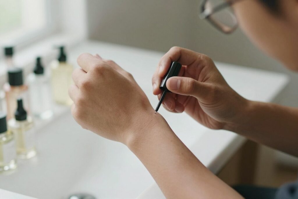 User testing fragrance