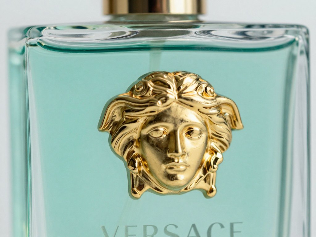 Versace Eros woda toaletowa butelka z bliska