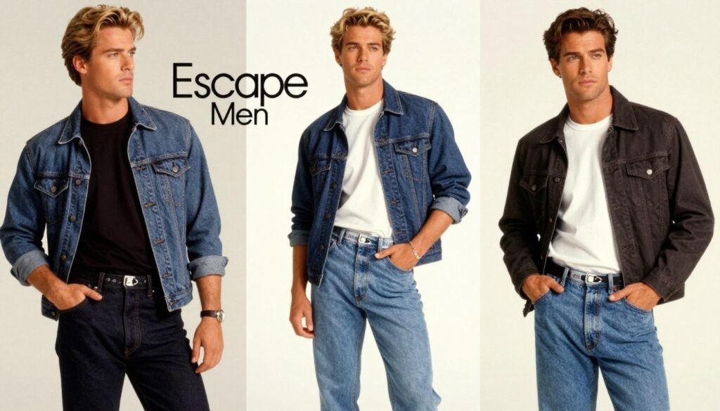 Vintage reklama perfum Calvin Klein Escape z lat 90.