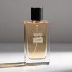 YSL L'Homme EDT bottle on elegant background