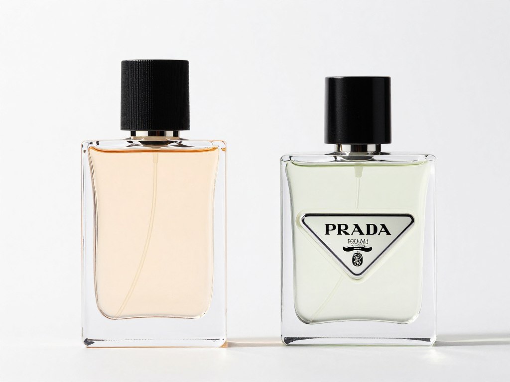 YSL L'Homme and Prada L'Homme bottles