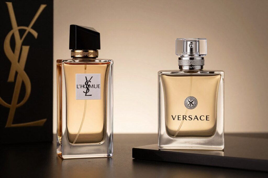 YSL L'Homme and Versace Pour Homme comparison