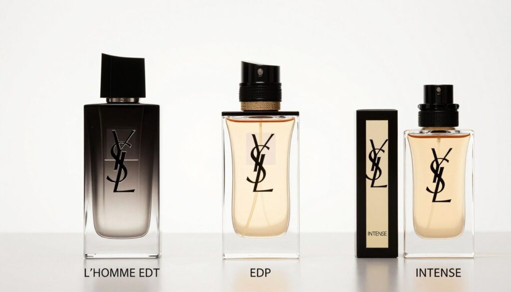 YSL L'Homme fragrance line comparison