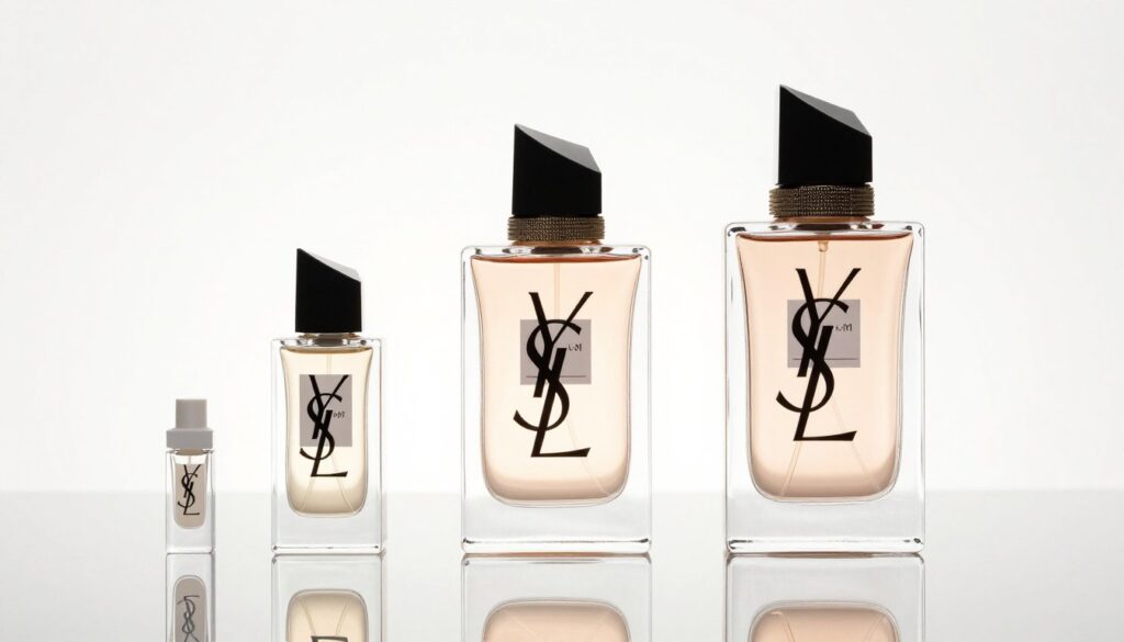YSL M7 bottle sizes comparison 40ml 60ml 80ml