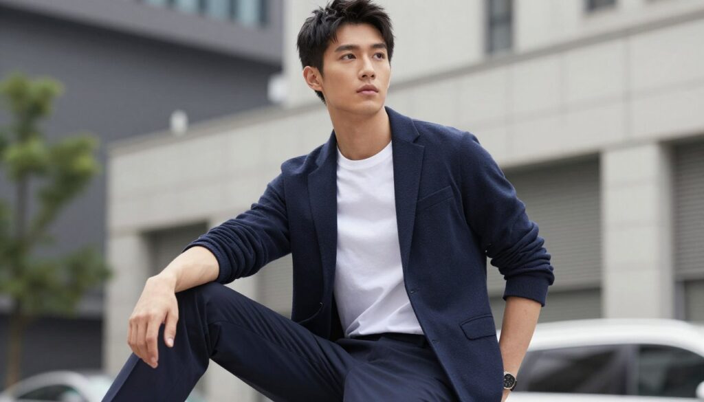 Young professional man wearing Calvin Klein Reveal