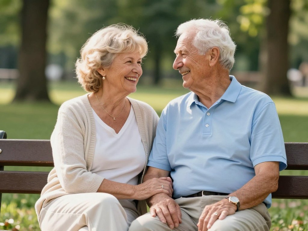 emerytura w Polsce szczęśliwa para seniorów emerytura w Polsce szczęśliwa para seniorów