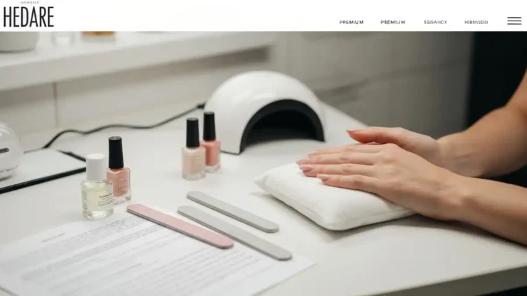 Eleganckie paznokcie slubne panny mlodej - french manicure z perami i delikatnym zdobieniem