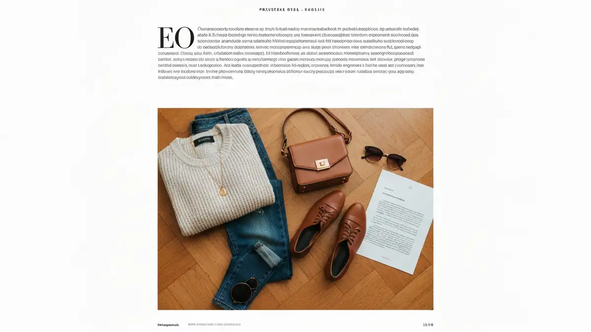 Kobieta w stroju business casual - elegancka stylizacja biurowa w neutralnych kolorach