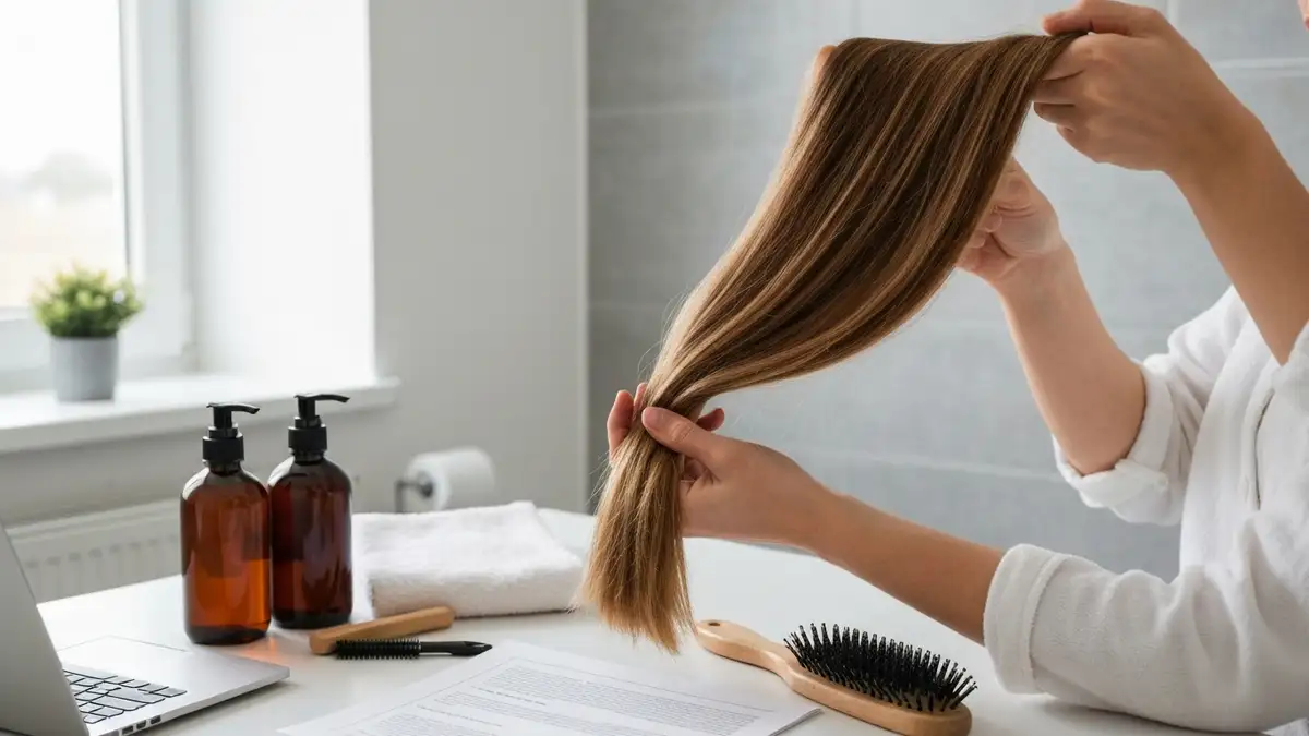 Farbowanie włosów na blond - przejście od ciemnego brązu do platyny