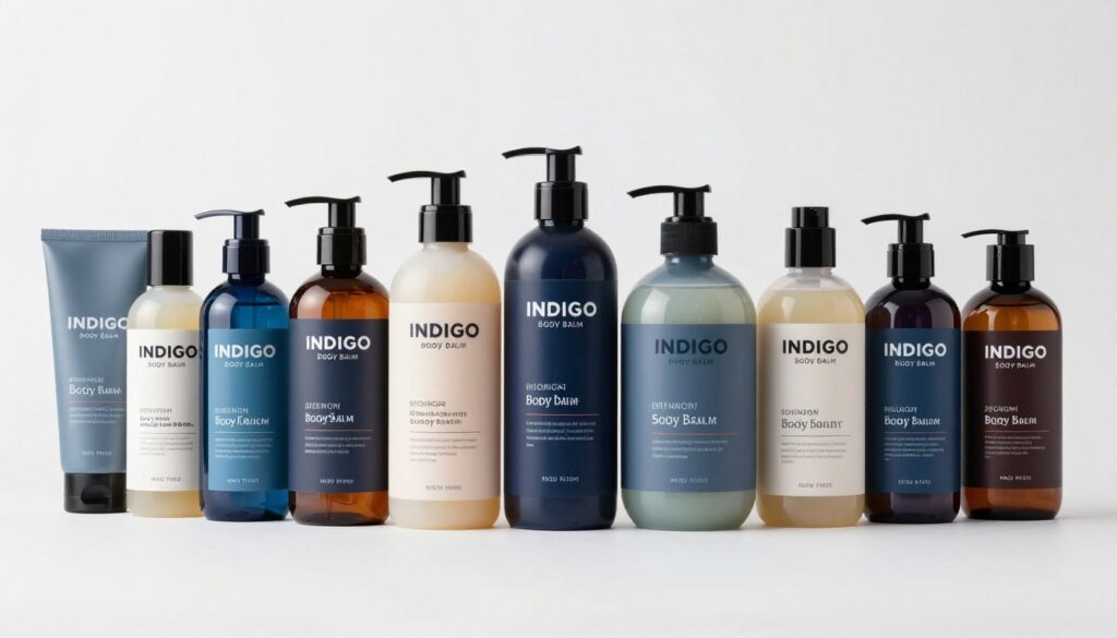 kolekcja różnych balsamów Indigo kolekcja różnych balsamów Indigo