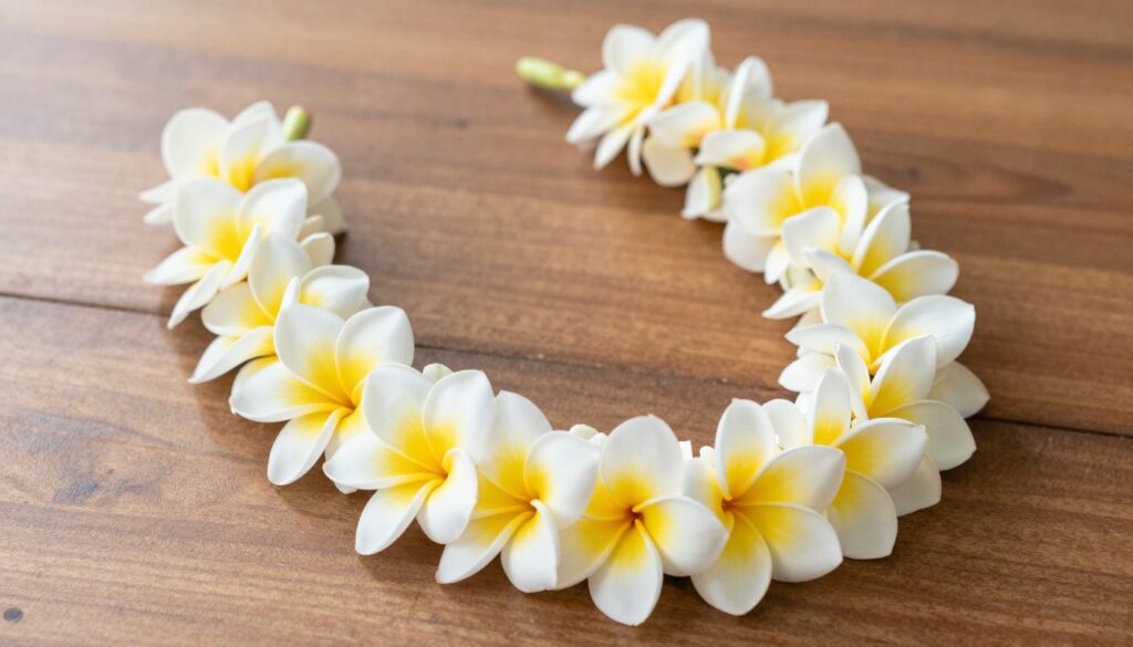 kwiat lei hawajskie kwiaty nazwa frangipani kwiat lei hawajskie kwiaty nazwa frangipani