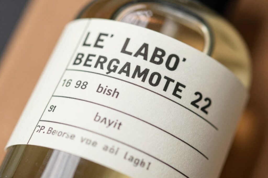 le labo bergamote 22 szczegóły opakowania le labo bergamote 22 szczegóły opakowania