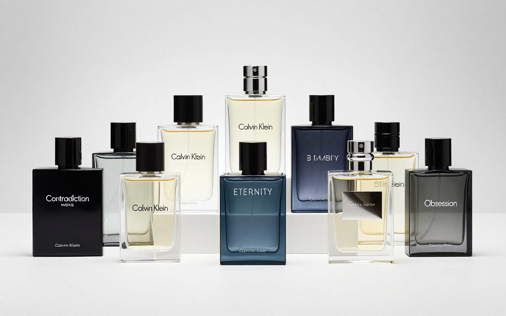 porównanie perfum calvin klein męskie linia produktów
